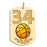 Personalized Basketball Number Dog Tag Color Pendant Jewelry