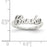 Personalized Woman's Script Name Ring Jewelry