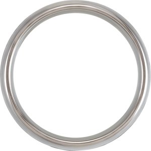 Tungsten Domed Band with Pearl Shell Inlay TAR52147 - 8 mm