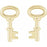 Petite Key Earrings 87593
