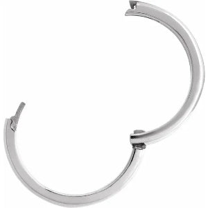 Cliq Sterling Silver ring band on a white background-Tender Essentials-Stuller