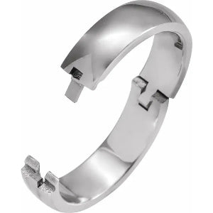 Cliq Sterling Silver ring on a white background-Tender Essentials-Stuller
