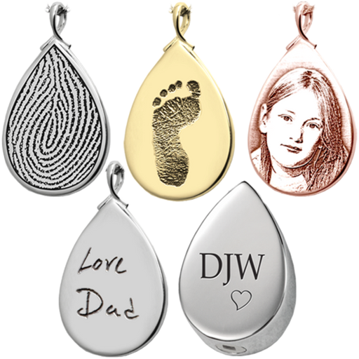 Personalized Teardrop Pendant Jewelry