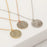 Round Fingerprint Memorial Necklace-Jewelry-Anavia-Afterlife Essentials