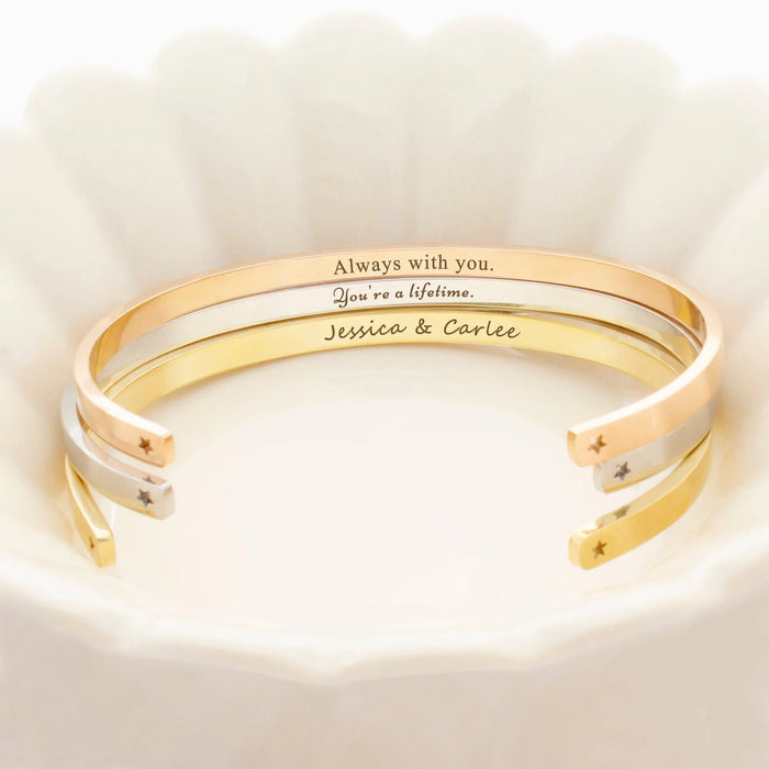 Custom Cuff Bangle Bracelet