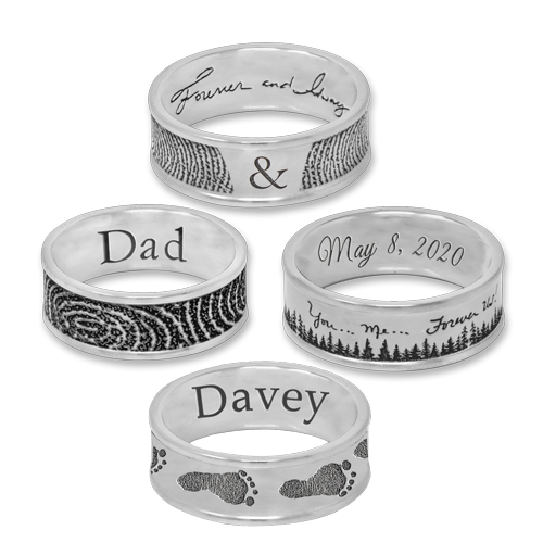 Personalized Band Ring- Stainless Steel