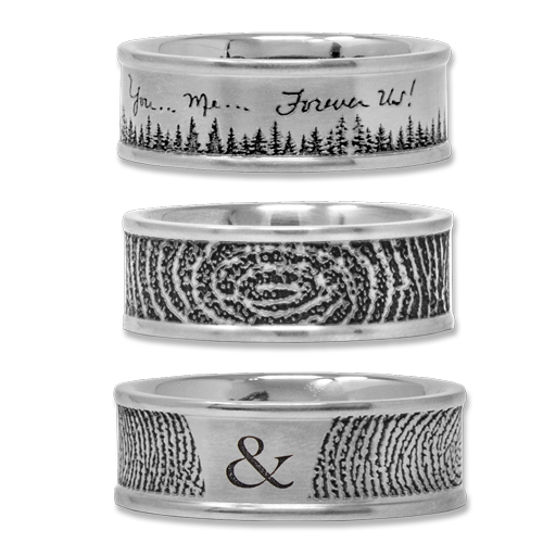 Personalized Band Ring- Stainless Steel