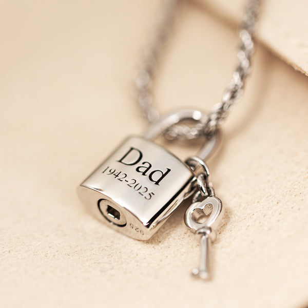 Lock and Key Pendant Jewelry