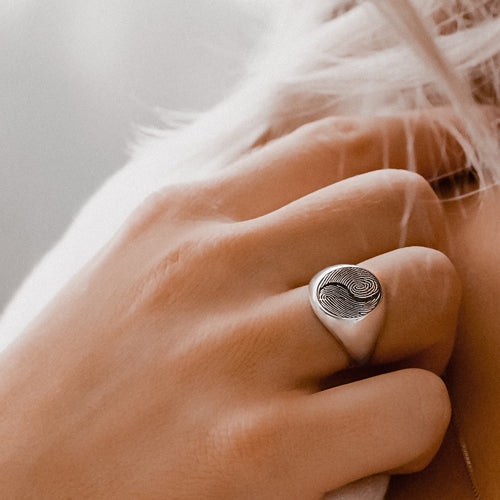 Personalized Elegant Round Ring Jewelry