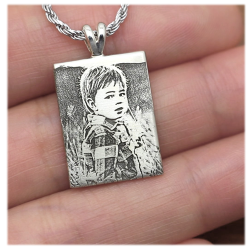 Personalized Rectangle Pendant Jewelry