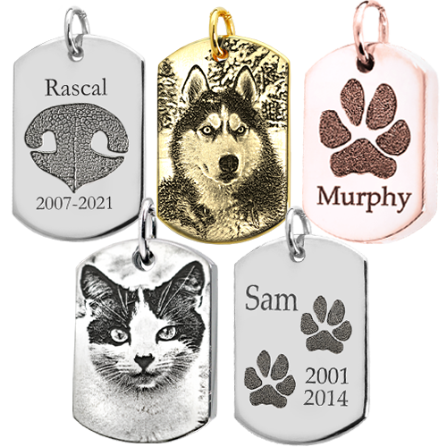Personalized Dog Tag Pendant Jewelry