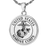 B&B Round Military Pendant