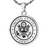 B&B Round Military Pendant
