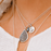 Personalized Petite Oval Pendant