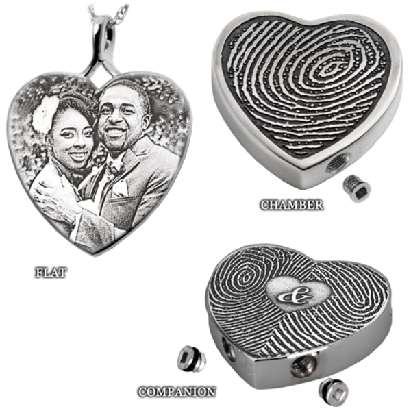 Personalized Peaceful Heart Pendant