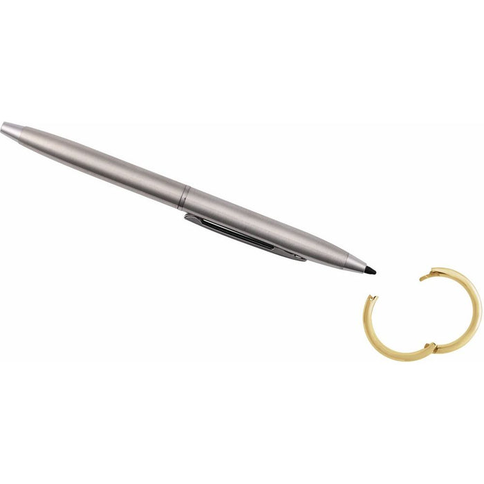 Silver pen and gold cliq ring on a white background - Tender Essentials-Stuller