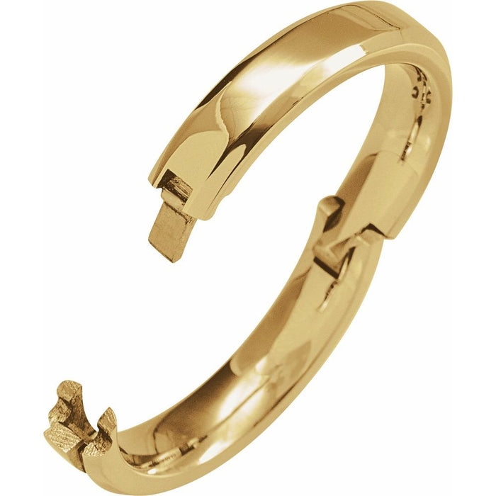 CLIQ® Hinged Adjustable Beveled Edge Comfort-Fit Band 58036 - 4 mm - 8 mm