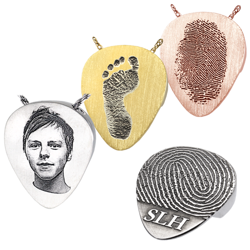 Personalized Guitar Pick Pendant Jewelry