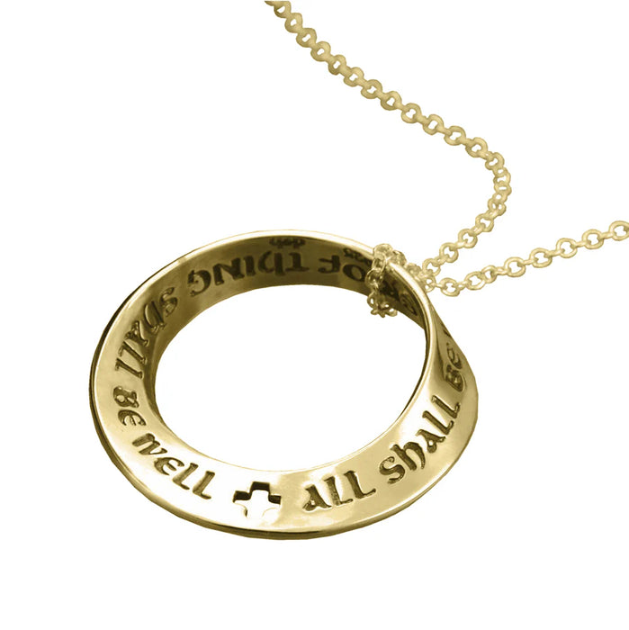 All Shall Be Well - Julian of Norwich 14K Gold Necklace