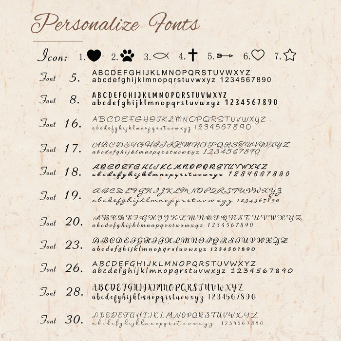 Custom Flower Bouquet Stamped Necklace