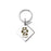 Paw Print Diamond Pet Memorial Key Chain-Jewelry-Anavia-Afterlife Essentials