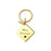 Fingerprint Diamond Memorial Key Chain with Angel Wing Charm-Jewelry-Anavia-Afterlife Essentials