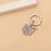 Fingerprint Hexagon Memorial Key Chain with Angel Wing Charm-Jewelry-Anavia-Afterlife Essentials