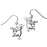 Skating Cat - Edward Gorey Earrings