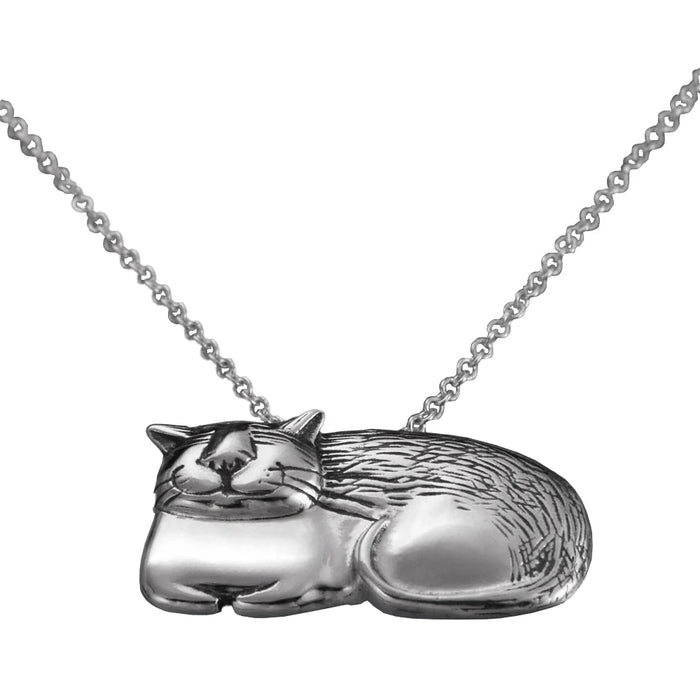 Cozy Cat - Edward Gorey Necklace