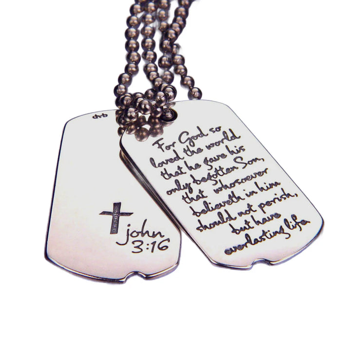 Everlasting Life - John 3:16 Necklace