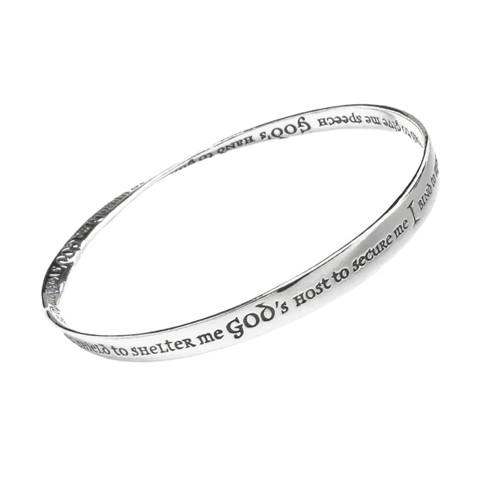 God's Power to Guide Me - St. Patrick's Prayer 14K Gold Bracelet