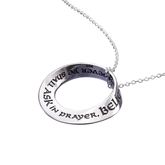 Believing Ye Shall Receive - Matthew 21:22 14K Gold Necklace