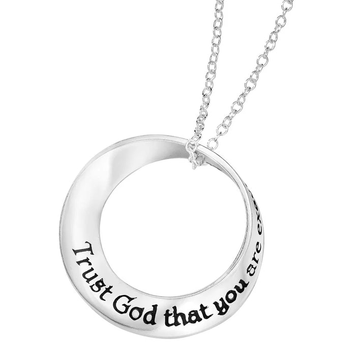 Trust God 14K Gold Necklace