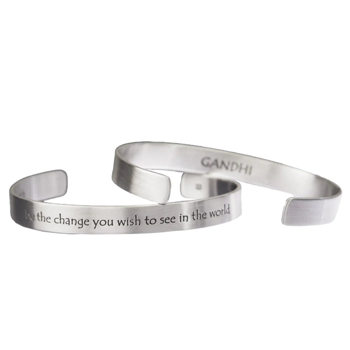 Be The Change - Gandhi Cuff Bracelet