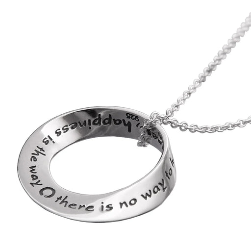 Happiness Is The Way Necklace