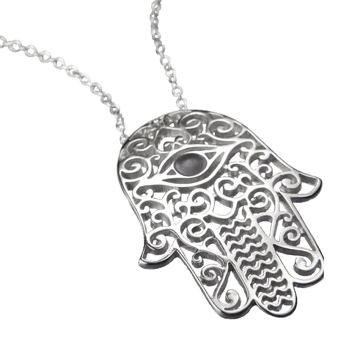 Hamsa 14K Gold Necklace