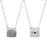 Square Fingerprint Memorial Necklace-Jewelry-Anavia-Afterlife Essentials