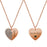 Half Heart Fingerprint Memorial Necklace-Jewelry-Anavia-Afterlife Essentials