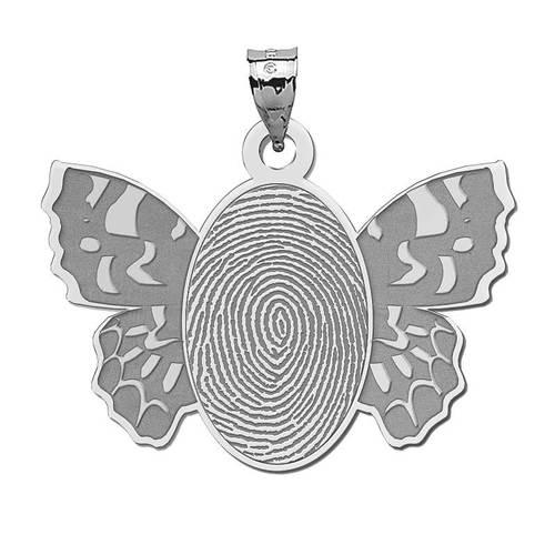 Custom Print Butterfly Medal Jewelry