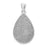 Custom Fingerprint Teardrop Charm or Pendant with Reverse Photo Option Jewelry