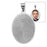 Custom Fingerprint Oval Charm or Pendant with Reverse Photo Option Jewelry