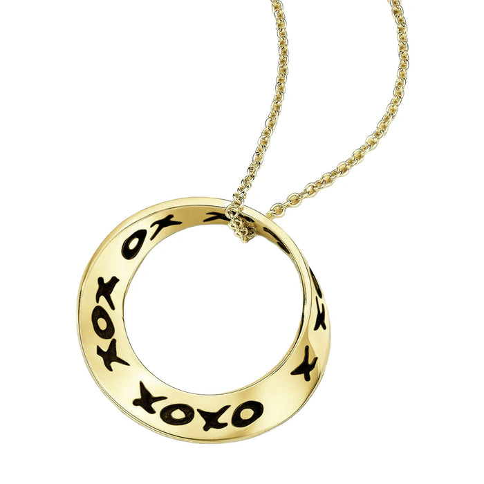 Hugs & Kisses 14K Gold Necklace