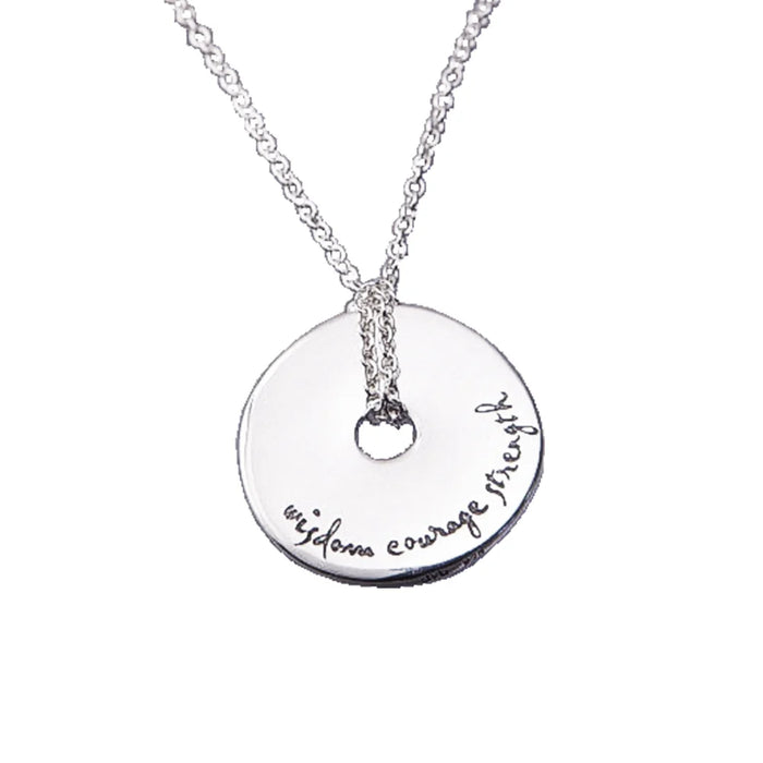 Wisdom Courage Strength Necklace