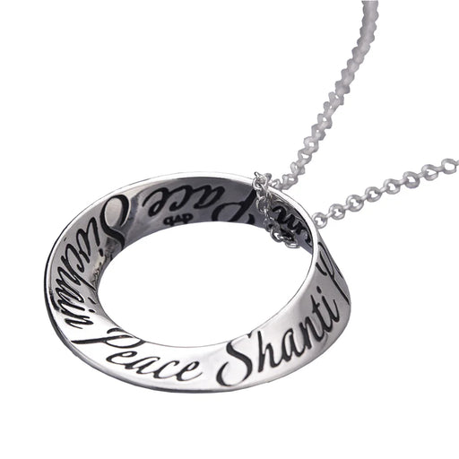Peace In Fourteen Languages Necklace