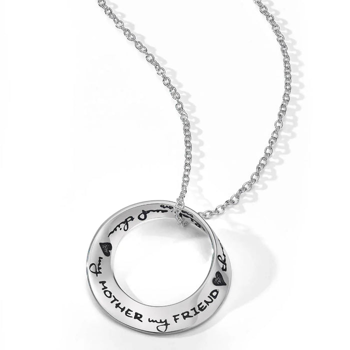 My Mother My Friend Through Thick And Thin 14K Gold Necklace