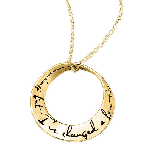 I've Changed A Few Times - Lewis Carroll 14K Gold Necklace