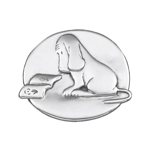 Thurber's Reading Dog- James Thurber Pin