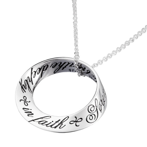 Breathe Deeply In Faith - Kierkegaard Necklace