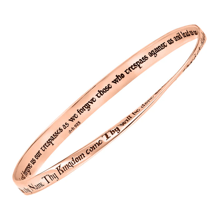 Lord's Prayer KJV- 14K Gold Bracelet