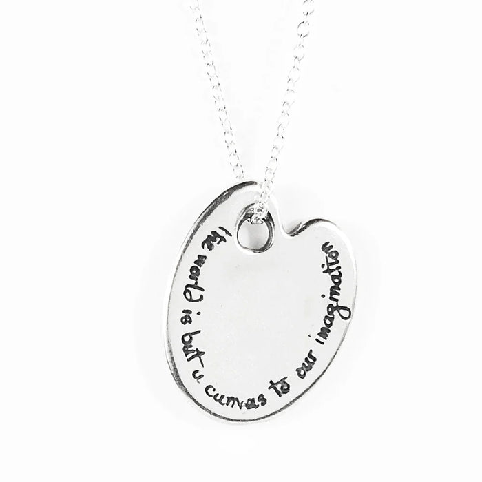 The World Is But A Canvas - Henry David Thoreau Necklace